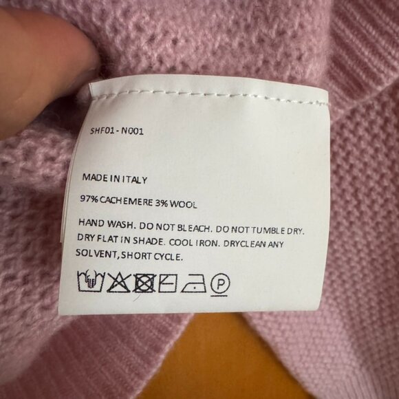 Sky High Farm Workwear Pink Cashmere Cardigan - Picture 6 of 11